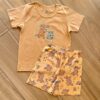 Conjunto Infantil Masculino Pijama Blusa e Short Jacaré Fernanda ramos kids