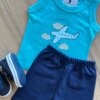 fernandaramoskids com br Conjunto Infantil Masculino Regata Avião e Bermuda Azul 1