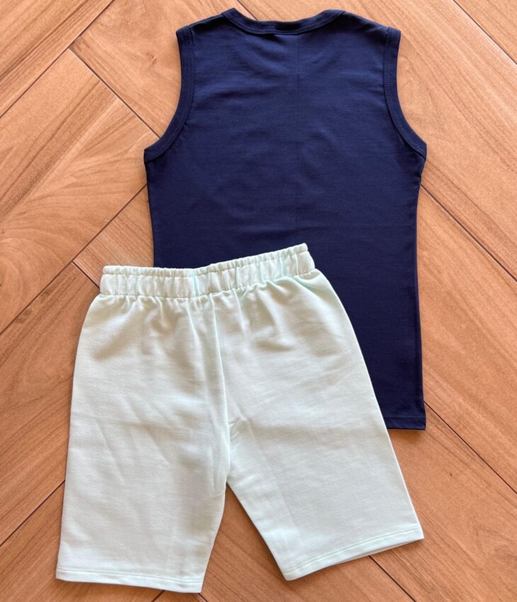 fernandaramoskids com br Conjunto Infantil Masculino Regata e Bermuda Longboard 2