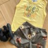 fernandaramoskids com br Conjunto Infantil Masculino Regata e Bermuda Safari Tigre 1