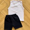 fernandaramoskids com br Conjunto Infantil Masculino Regata Hey Sunny Day e Bermuda Azul2