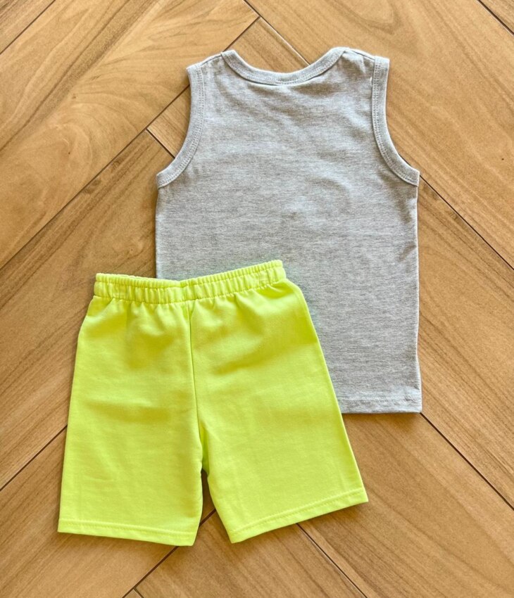 fernandaramoskids com br Conjunto Infantil Masculino Regata Long Board e Bermuda Estampada 2