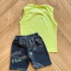 fernandaramoskids com br Conjunto Infantil Masculino Regata Stegosaurus e Bermuda Cinza2