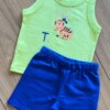 fernandaramoskids com br Conjunto Infantil Masculino Regata Tigre e Bermuda Azul1
