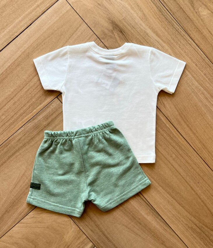 fernandaramoskids com br Conjunto Infantil Masculino Safari Break Camiseta e Bermuda 2