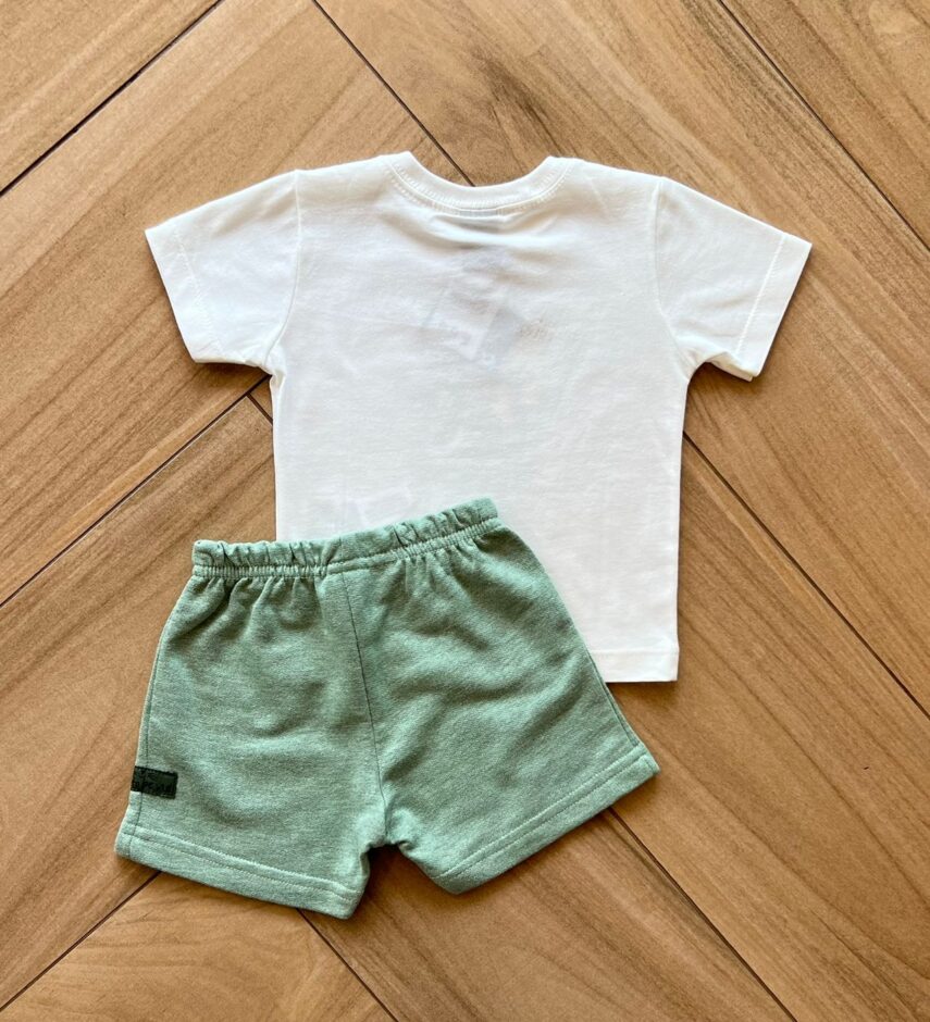 fernandaramoskids com br Conjunto Infantil Masculino Safari Break Camiseta e Bermuda 2