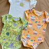 fernandaramoskids com br Kit 3 Body Infantil Unissex com Manga Estampados1