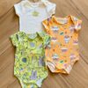 Kit 3 Body Infantil Unissex com Manga Estampados Fernanda Ramos Kids
