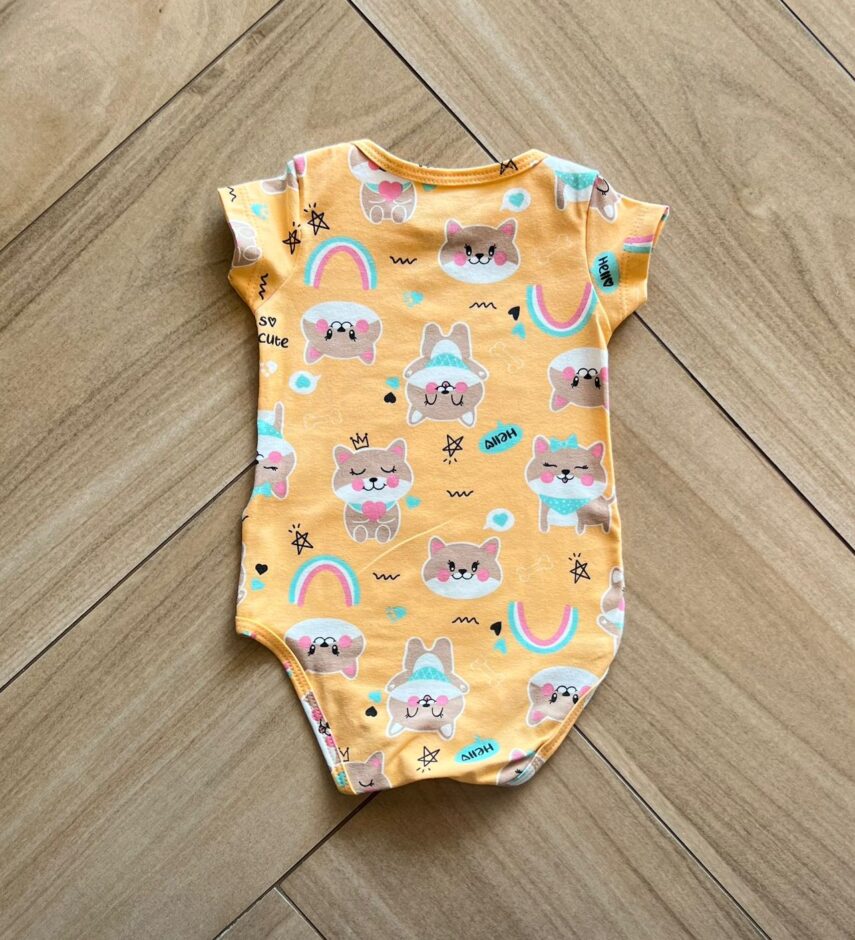fernandaramoskids com br Kit 3 Body Infantil Unissex com Manga Estampados3