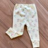 fernandaramoskids com br Calça Infantil Feminina em Suedine Estampa Patinhos Amarela3
