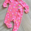 fernandaramoskids com br Macacão Infantil Feminino Manga Longa Estampado Florzinhas Rosa1
