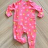 fernandaramoskids com br Macacão Infantil Feminino Manga Longa Estampado Florzinhas Rosa2