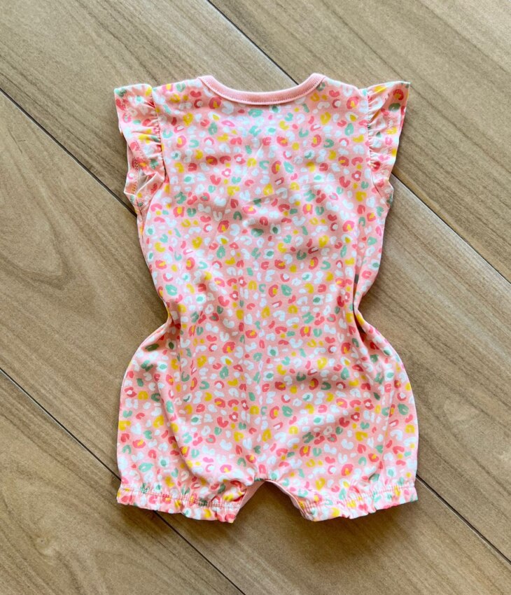 fernandaramoskids com br Macaquinho Infantil Feminino Meia Malha Estampa Oncinha Rosa2