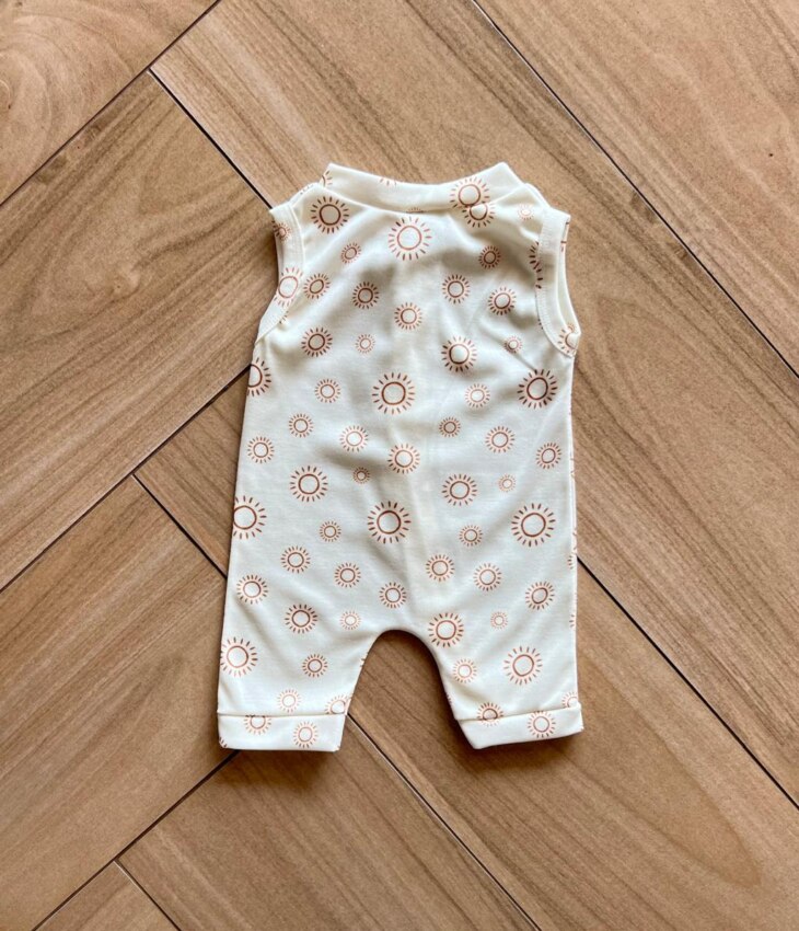 fernandaramoskids com br Macaquinho Infantil Feminino Sol Amarelo 2