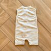 fernandaramoskids com br Macaquinho Infantil Masculino em Suedine Estampa Sol Bege2
