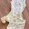 fernandaramoskids com br Short Infantil Feminino em Suedine Estampa Patinhos Amarelo1