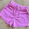 fernandaramoskids com br Short Infantil Feminino Jeans Bolso frontal Lilás1