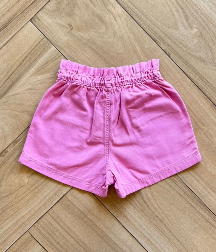 fernandaramoskids com br Short Infantil Feminino Jeans Bolso frontal Lilás2