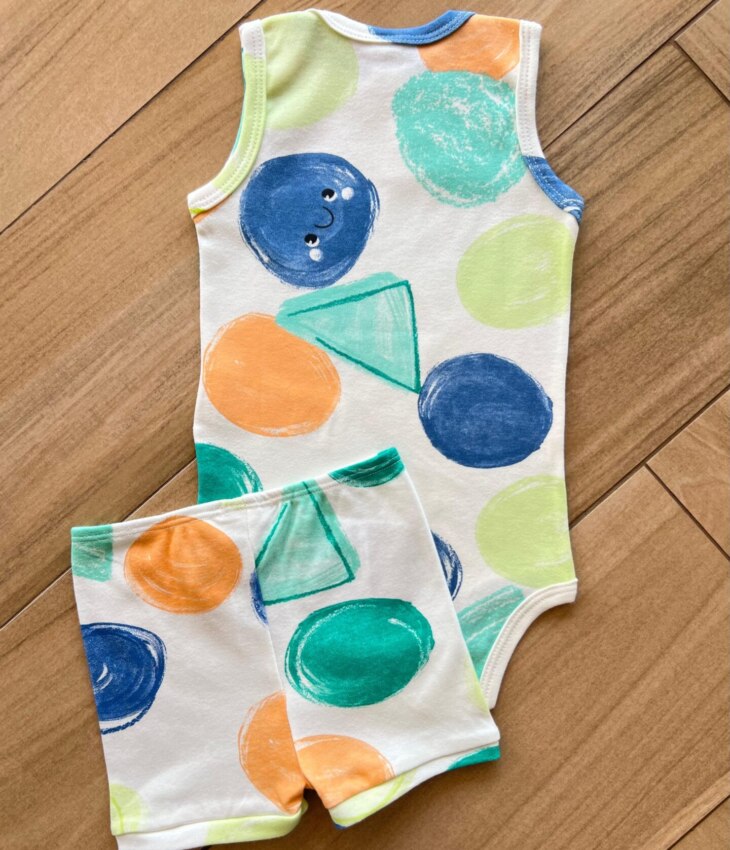 Short Infantil Masculino em Suedine Estampas Off White Fernanda da Ramos Kids