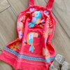 fernandaramoskids com br Vestido Infantil Feminino Alça Trabalhada Tucano 1