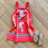 Vestido Infantil Feminino Alça Trabalhada Tucano Fernanda Ramos Kids