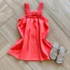 fernandaramoskids com br Vestido Infantil Feminino Alça Trabalhada Tucano 2