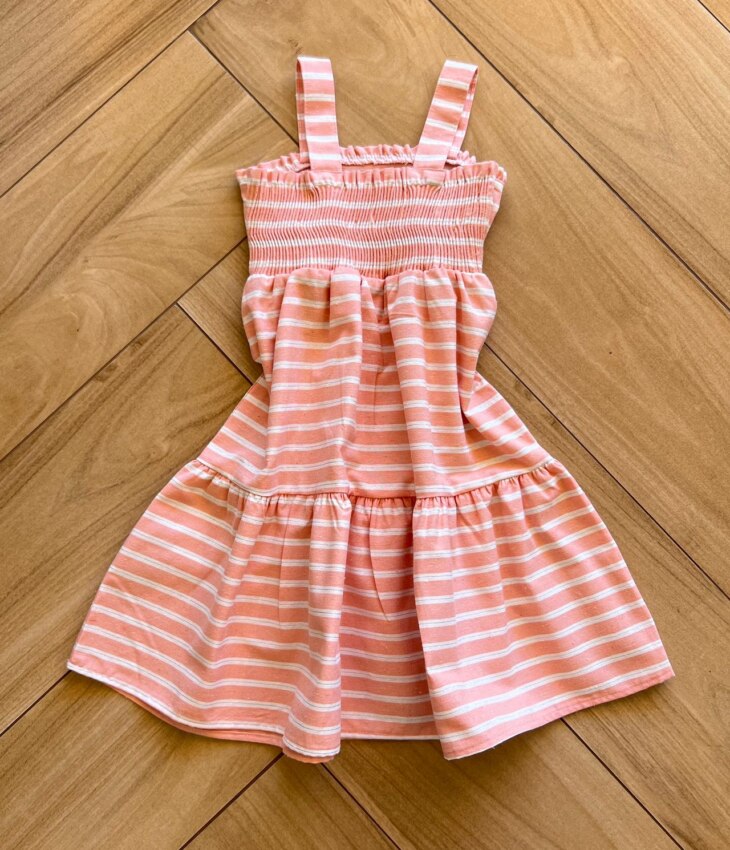 Vestido Infantil Feminino Alçinha Rose com Detalhes Prateado Fernanda Ramos Kids
