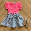 Vestido Infantil Feminino com Detalhe Canelado Fernanda Ramos Kids