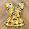 Vestido Infantil Feminino Cotton Pássaro 1 Fernanda ramos kids