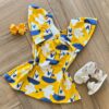 Vestido Infantil Feminino Cotton Pássaro Fernanda ramos kids