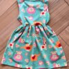 Fernanda ramos kids Vestido Infantil Feminino Curto Amplo Estampa Animal 1