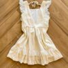 fernandaramoskids com br Vestido Infantil Feminino Curto com Fio Dourado e Perolas 2