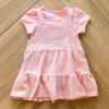 Vestido Infantil Feminino Curto com Sobreposição Rosa Arco Iris 1 Fernanda Ramos Kids