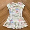 Fernanda ramos kids Vestido Infantil Feminino Curto em Molecotton Ursinho 1