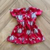 fernandaramoskids com br Vestido Infantil Feminino Curto Laço com Detalhes Estampado 2
