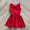 fernandaramoskids com br Vestido Infantil Feminino Curto Rodado Vermelho 2