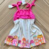 fernandaramoskids com br Vestido Infantil Feminino Curto Tecido Tricot e Cotton 1