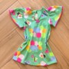 fernandaramoskids com br Vestido Infantil Feminino Estampa com Detalhe de Aplicação na Manga 1