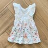 Vestido Infantil Feminino Estampa Flor Rosa com Brilho 1 Fernanda ramos kids