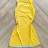Vestido Infantil Feminino Evase Básico Amarelo 1 Fernanda ramos kids