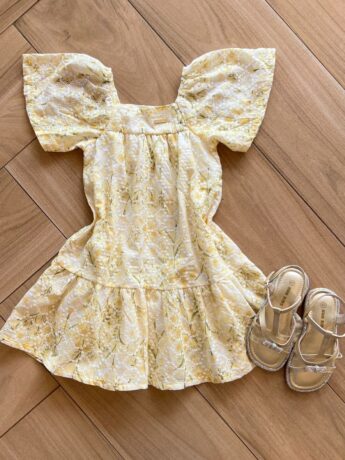Vestido Infantil Feminino Flor Fernanda Ramos Kids
