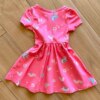 fernandaramoskids com br Vestido Infantil Feminino Manga Curta Caracol Arco Íris 2