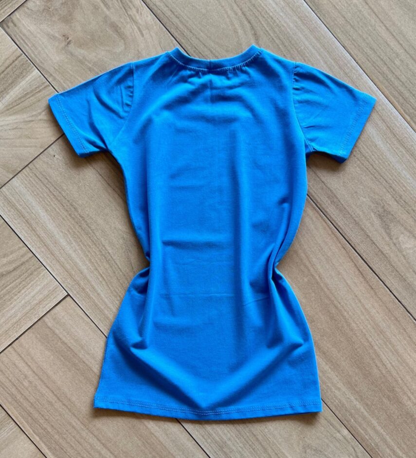 fernandaramoskids com br Vestido Infantil Feminino Manga Curta Ohana Azul2