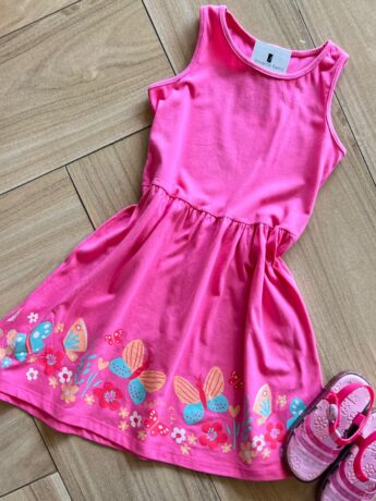 fernandaramoskids com br Vestido Infantil Feminino Rodado Pink 1