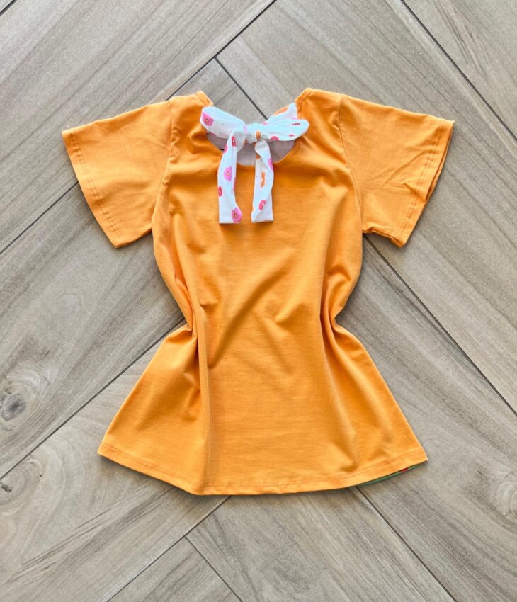 Vestido Infantil Feminino Ursinho Florista 1 Fernanda ramos kids