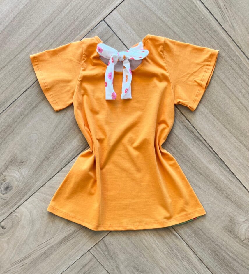 Vestido Infantil Feminino Ursinho Florista 1 Fernanda ramos kids