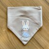 Babador Infantil Feminino Detalhe do Bichinho Bege Fernanda Ramos Kids