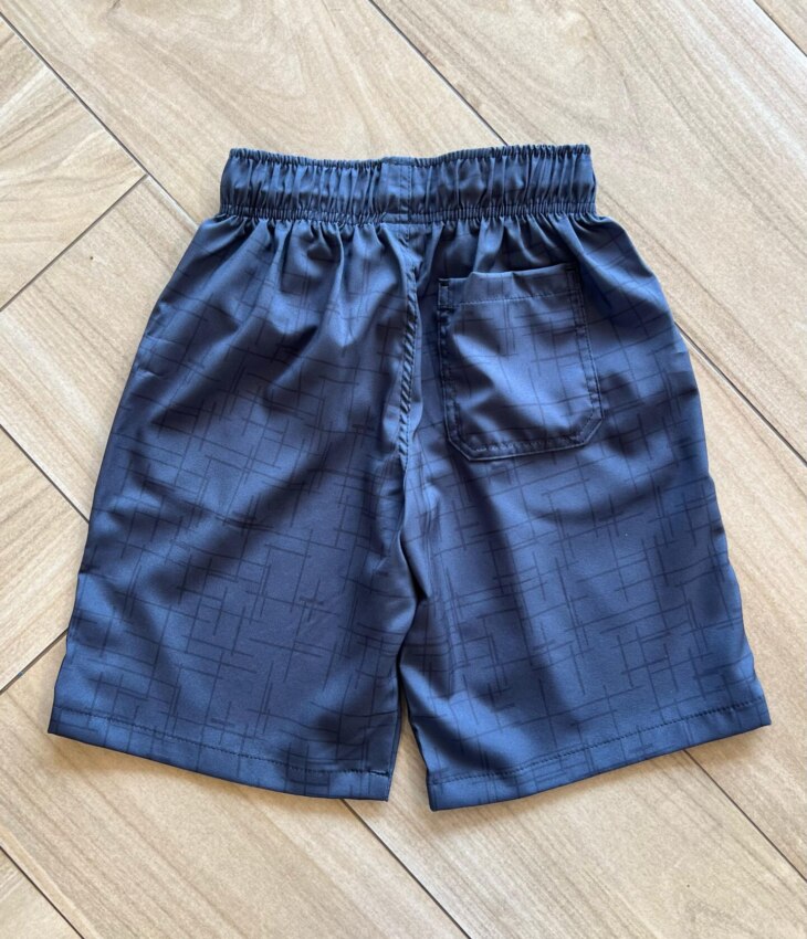 fernandaramoskids com br Bermuda Infantil Boxer Masculina Estampado Cinza Escuro2