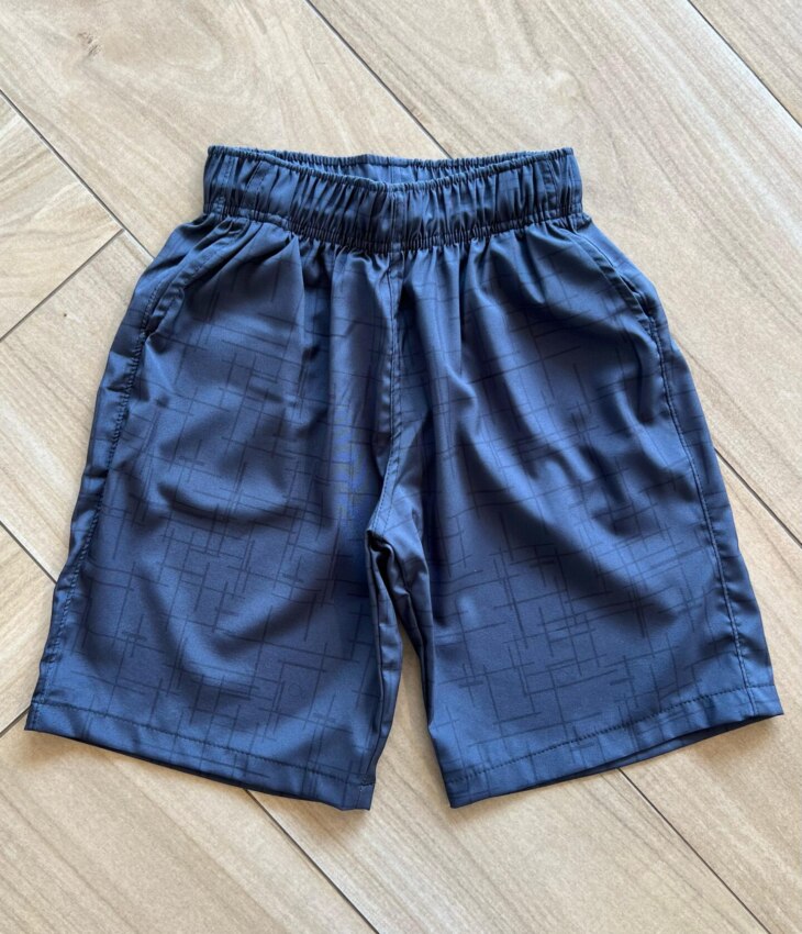 Bermuda Infantil Boxer Masculina Estampado Cinza Escuro Fernanda Ramos Kids