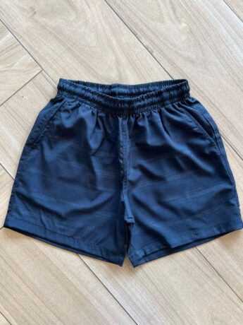 Bermuda Infantil Boxer Masculina Estampado Preta com Detalhe Fernanda Ramos Kids